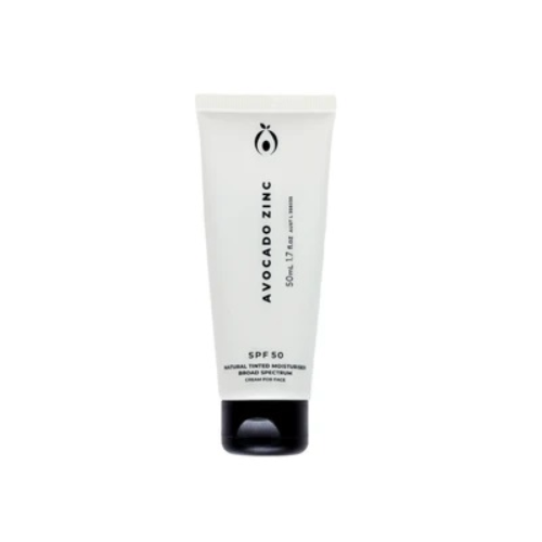 Tinted Moisturiser SPF50 Natural Light 50ml Avocado Zinc