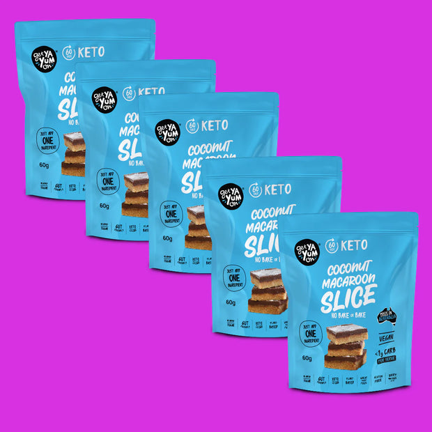 Keto Macaroon Slice 60g Get Ya Yum On