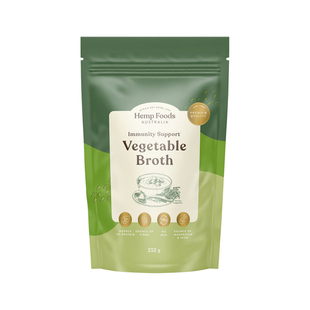 Vegetable Broth Immunity Support 252g Hemp Foods Australia