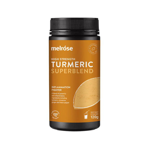 Turmeric High Strength Superblend Instant Powder 120g Melrose