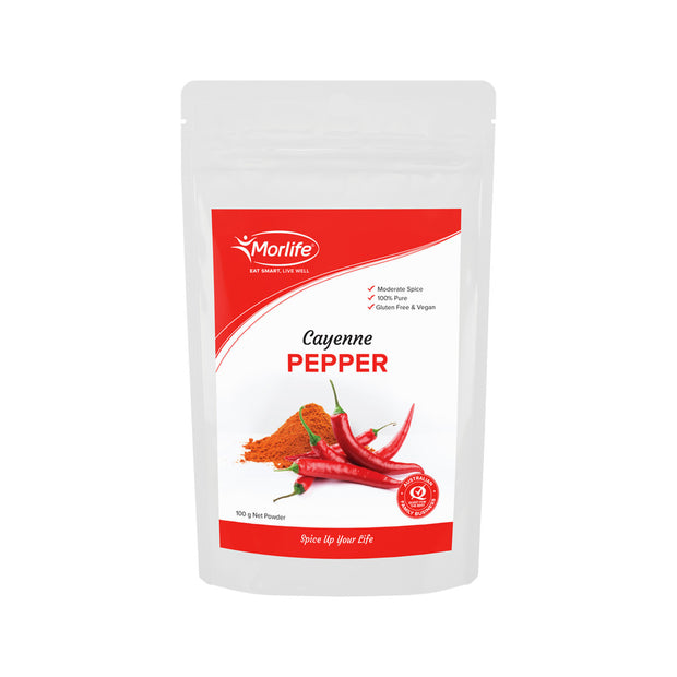 Cayenne Pepper 100g Gourmet Organic Morlife