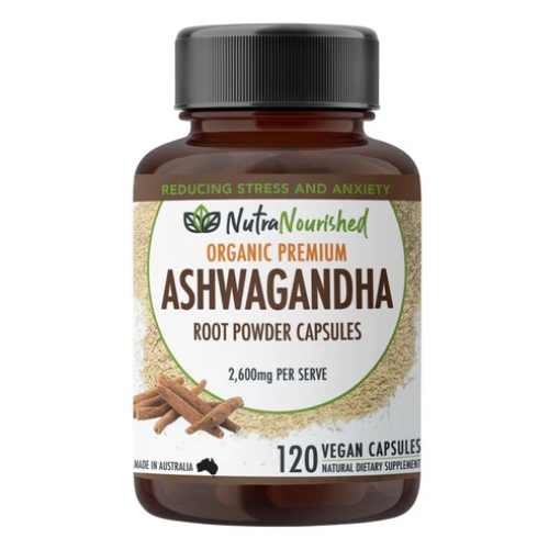 Ashwagandha Organic 120VC Nutra Nourished