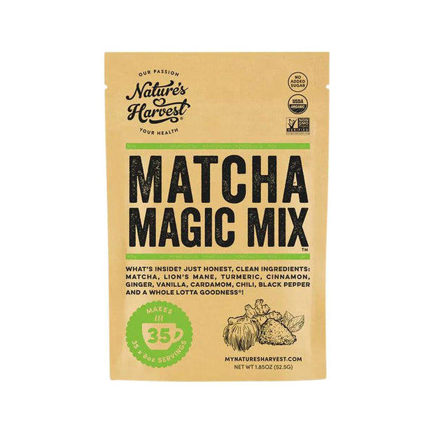 Matcha Magic Latte Mix 52.5g Natures Harvest