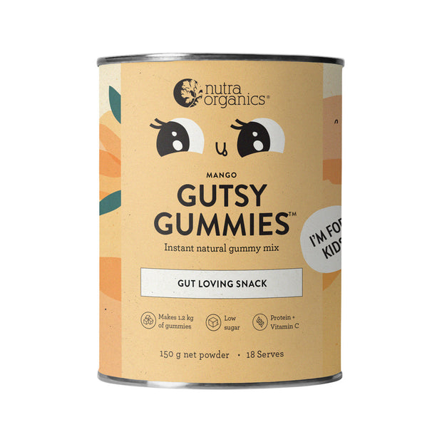 Gutsy Gummies Mango 150g Nutra Organics