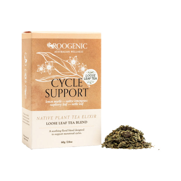 Cycle Support Native Plant Tea Loose Leaf 65g Roogenic Australia