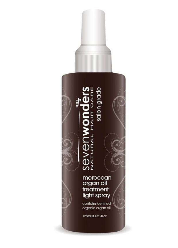 Moroccan Argan Oil Hair Treatment Light Spray 125ml Seven Wonders