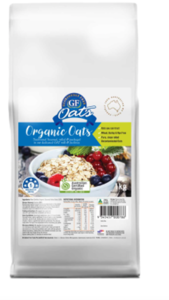 Gloriously Free Organic Aussie Oats 1kg