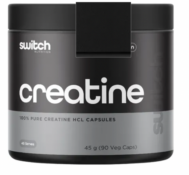 Switch Nutrition Creatine 100% Pure HCL 90 Caps