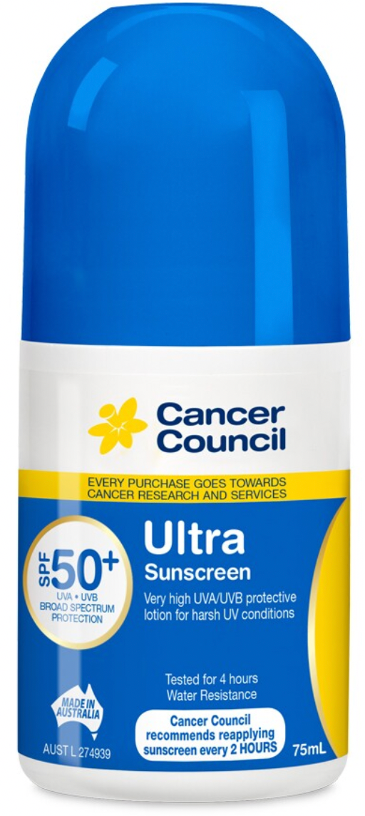 Cancer Council Ultra Sunscreen 75mL - SPF50+ Cancer Council Ultra Sunscreen 75mL - SPF50+