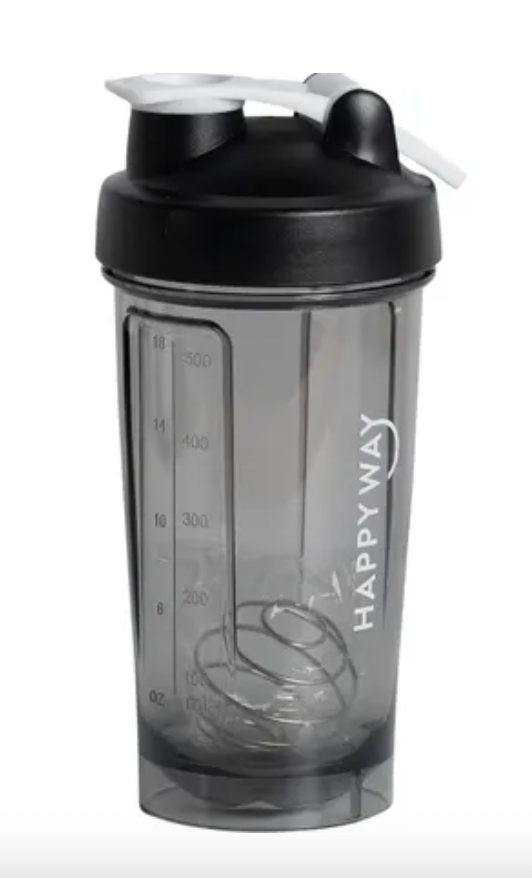 Happy Way Shaker Black 500ml