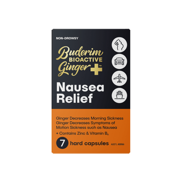 Nausea Relief BioActive+ 7C Buderim Ginger