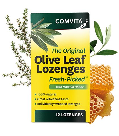 Olive Leaf Extract Lozenges With Manuka Honey 12 Comvita