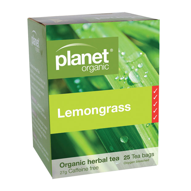 Lemongrass Organic Tea 25 Bags Planet Organic