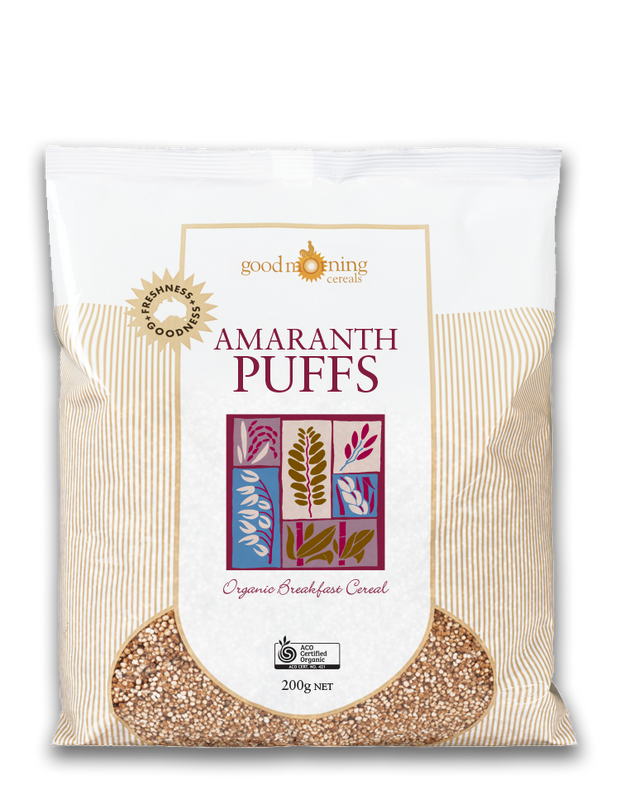 Amaranth Puffs 200g Good Morning Cereals - Broome Natural Wellness